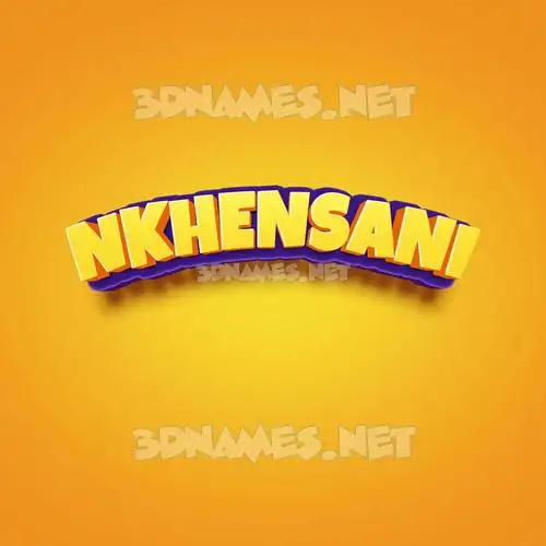 nkhensani in Orange Toon style - 3D name wallpaper nkhensani in Orange Toon style - 3D name wallpaper