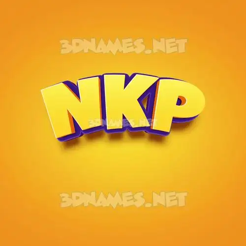 nkp in Orange Toon style - 3D name wallpaper nkp in Orange Toon style - 3D name wallpaper