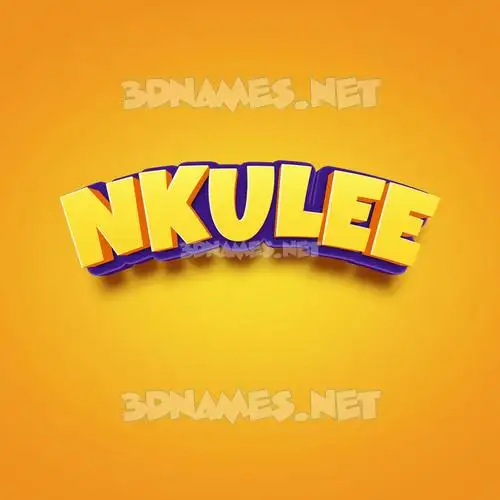 nkulee in Orange Toon style - 3D name wallpaper nkulee in Orange Toon style - 3D name wallpaper