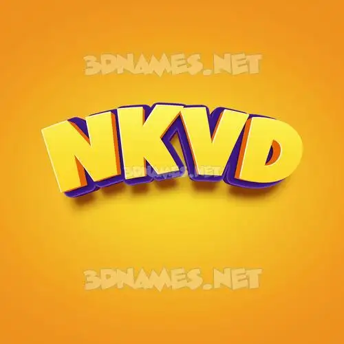 nkvd in Orange Toon style - 3D name wallpaper nkvd in Orange Toon style - 3D name wallpaper
