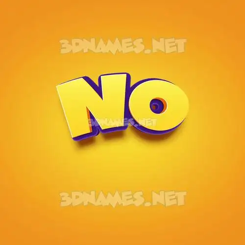 no in Orange Toon style - 3D name wallpaper no in Orange Toon style - 3D name wallpaper