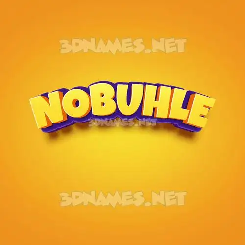 nobuhle in Orange Toon style - 3D name wallpaper nobuhle in Orange Toon style - 3D name wallpaper