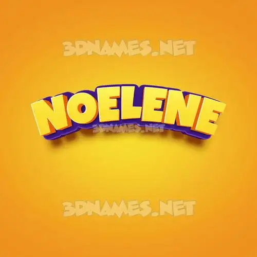 noelene in Orange Toon style - 3D name wallpaper noelene in Orange Toon style - 3D name wallpaper