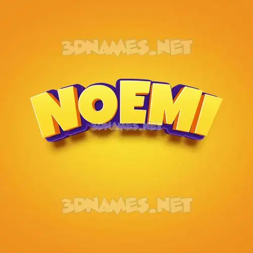 noemi in Orange Toon style - 3D name wallpaper noemi in Orange Toon style - 3D name wallpaper