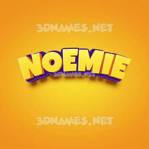 noemie in Orange Toon style - 3D name wallpaper noemie in Orange Toon style - 3D name wallpaper