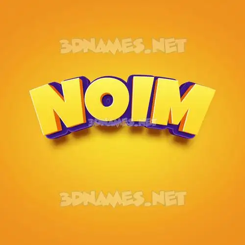 noim in Orange Toon style - 3D name wallpaper noim in Orange Toon style - 3D name wallpaper