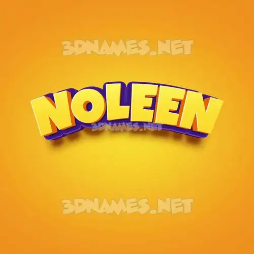 noleen in Orange Toon style - 3D name wallpaper noleen in Orange Toon style - 3D name wallpaper