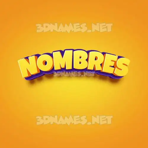 nombres in Orange Toon style - 3D name wallpaper nombres in Orange Toon style - 3D name wallpaper