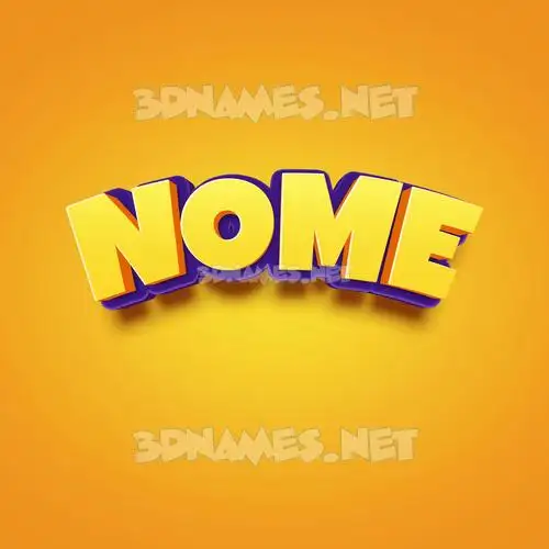 nome in Orange Toon style - 3D name wallpaper nome in Orange Toon style - 3D name wallpaper
