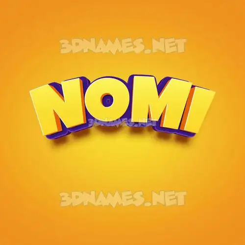 nomi in Orange Toon style - 3D name wallpaper nomi in Orange Toon style - 3D name wallpaper
