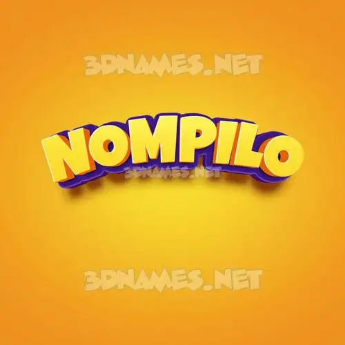 nompilo in Orange Toon style - 3D name wallpaper nompilo in Orange Toon style - 3D name wallpaper
