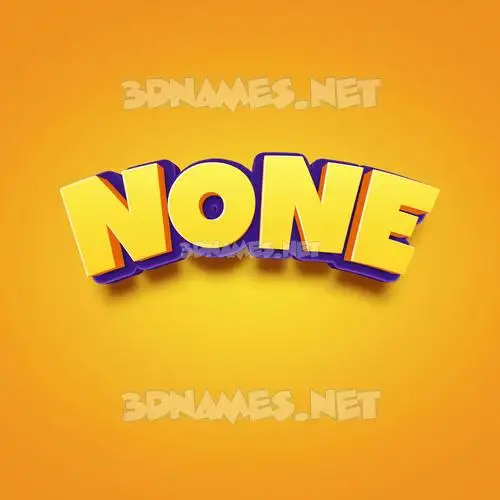 none in Orange Toon style - 3D name wallpaper none in Orange Toon style - 3D name wallpaper