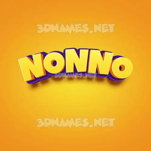 nonno in Orange Toon style - 3D name wallpaper nonno in Orange Toon style - 3D name wallpaper