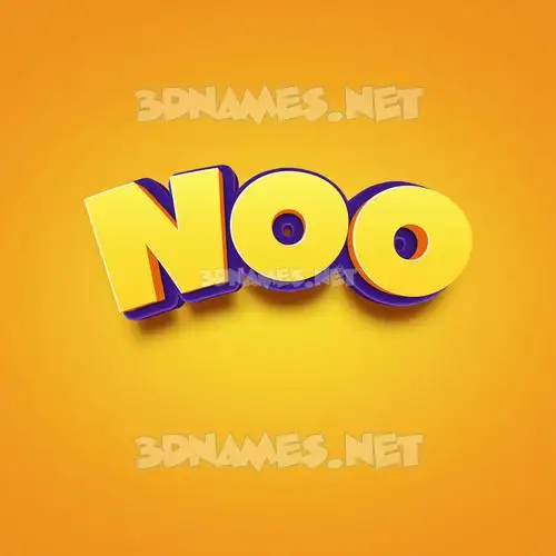 noo in Orange Toon style - 3D name wallpaper noo in Orange Toon style - 3D name wallpaper
