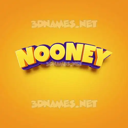 nooney in Orange Toon style - 3D name wallpaper nooney in Orange Toon style - 3D name wallpaper