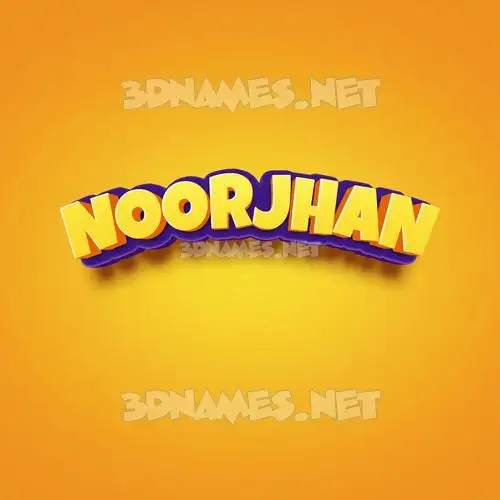 noorjhan in Orange Toon style - 3D name wallpaper noorjhan in Orange Toon style - 3D name wallpaper
