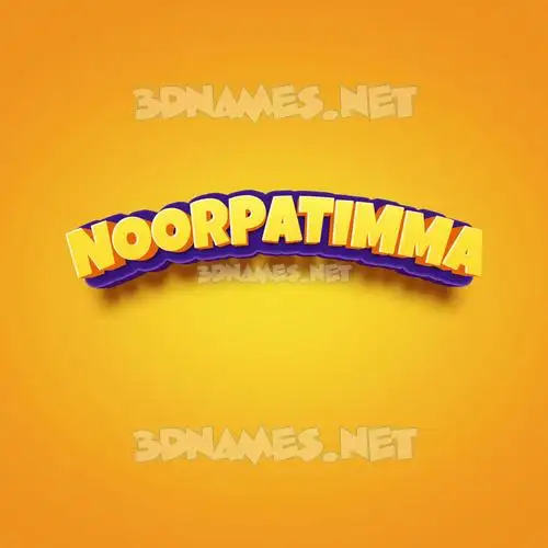 noorpatimma in Orange Toon style - 3D name wallpaper noorpatimma in Orange Toon style - 3D name wallpaper
