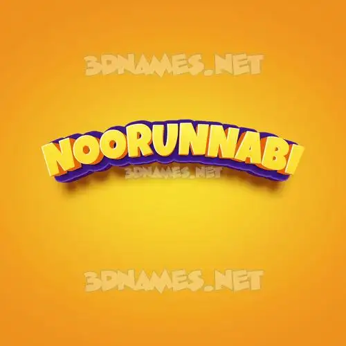 noorunnabi in Orange Toon style - 3D name wallpaper noorunnabi in Orange Toon style - 3D name wallpaper