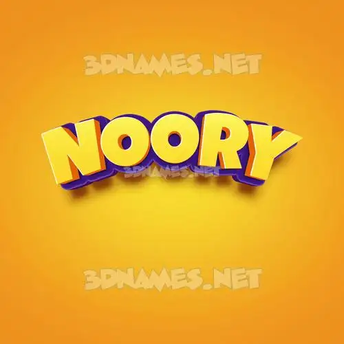noory in Orange Toon style - 3D name wallpaper noory in Orange Toon style - 3D name wallpaper
