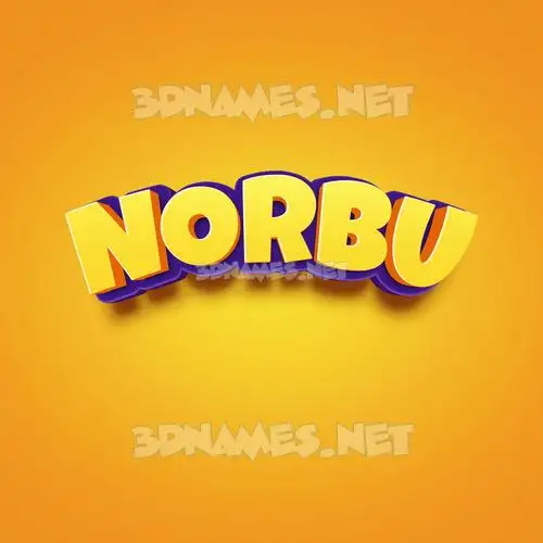 norbu in Orange Toon style - 3D name wallpaper norbu in Orange Toon style - 3D name wallpaper