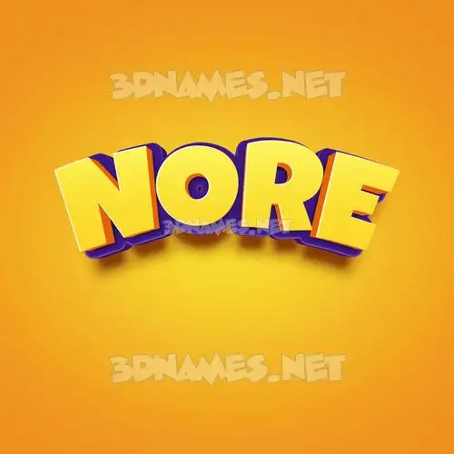 nore in Orange Toon style - 3D name wallpaper nore in Orange Toon style - 3D name wallpaper