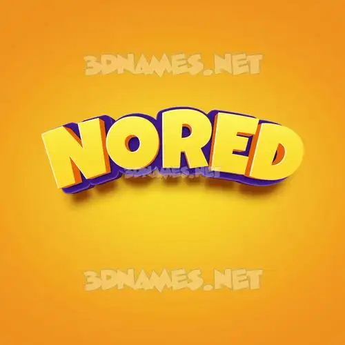 nored in Orange Toon style - 3D name wallpaper nored in Orange Toon style - 3D name wallpaper