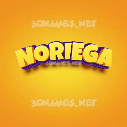 noriega in Orange Toon style - 3D name wallpaper noriega in Orange Toon style - 3D name wallpaper