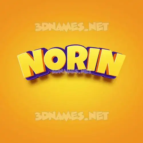 norin in Orange Toon style - 3D name wallpaper norin in Orange Toon style - 3D name wallpaper