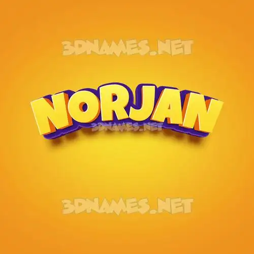 norjan in Orange Toon style - 3D name wallpaper norjan in Orange Toon style - 3D name wallpaper