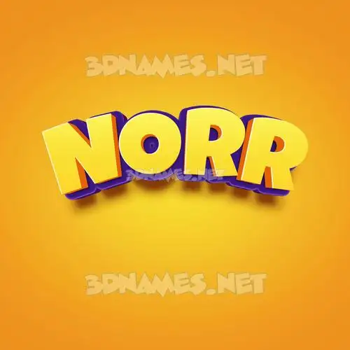 norr in Orange Toon style - 3D name wallpaper norr in Orange Toon style - 3D name wallpaper