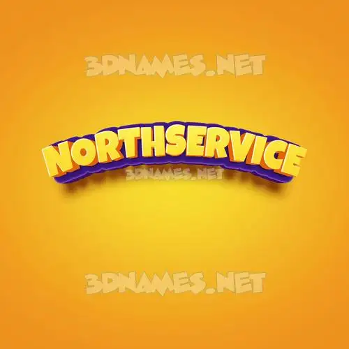 northservice in Orange Toon style - 3D name wallpaper northservice in Orange Toon style - 3D name wallpaper