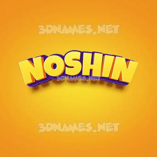 noshin in Orange Toon style - 3D name wallpaper noshin in Orange Toon style - 3D name wallpaper