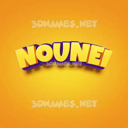 nounei in Orange Toon style - 3D name wallpaper nounei in Orange Toon style - 3D name wallpaper
