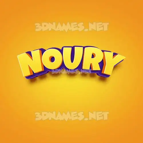 noury in Orange Toon style - 3D name wallpaper noury in Orange Toon style - 3D name wallpaper