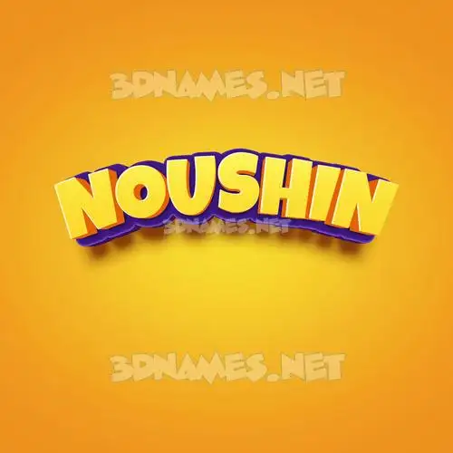 noushin in Orange Toon style - 3D name wallpaper noushin in Orange Toon style - 3D name wallpaper