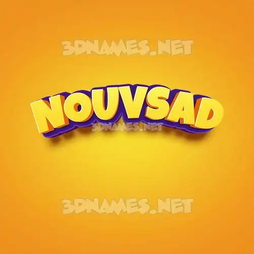 nouvsad in Orange Toon style - 3D name wallpaper nouvsad in Orange Toon style - 3D name wallpaper