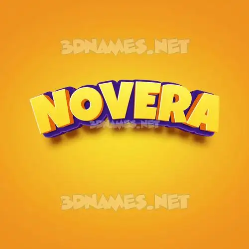 novera in Orange Toon style - 3D name wallpaper novera in Orange Toon style - 3D name wallpaper