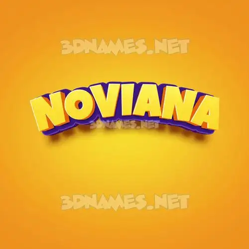 noviana in Orange Toon style - 3D name wallpaper noviana in Orange Toon style - 3D name wallpaper
