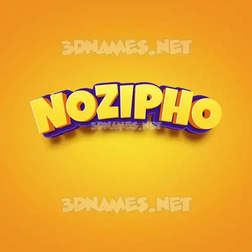 nozipho in Orange Toon style - 3D name wallpaper nozipho in Orange Toon style - 3D name wallpaper