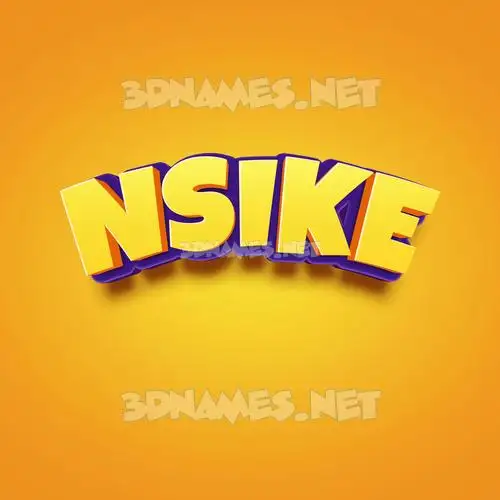nsike in Orange Toon style - 3D name wallpaper nsike in Orange Toon style - 3D name wallpaper