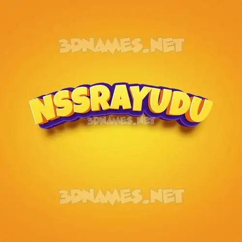 nssrayudu in Orange Toon style - 3D name wallpaper nssrayudu in Orange Toon style - 3D name wallpaper