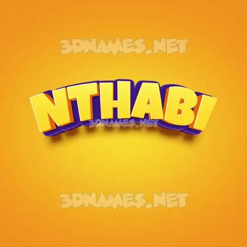nthabi in Orange Toon style - 3D name wallpaper nthabi in Orange Toon style - 3D name wallpaper