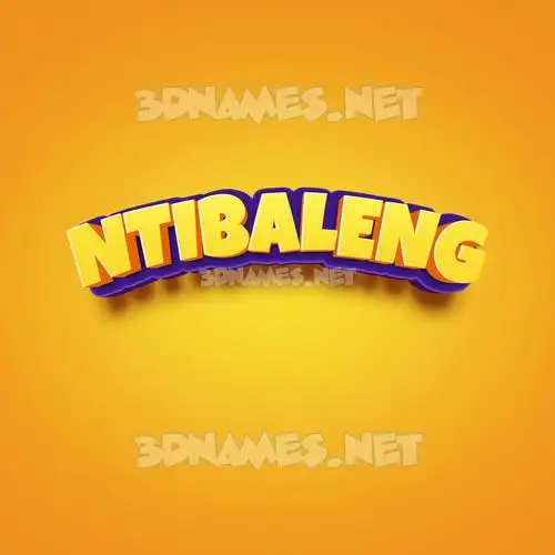 ntibaleng in Orange Toon style - 3D name wallpaper ntibaleng in Orange Toon style - 3D name wallpaper
