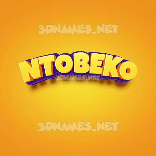 ntobeko in Orange Toon style - 3D name wallpaper ntobeko in Orange Toon style - 3D name wallpaper