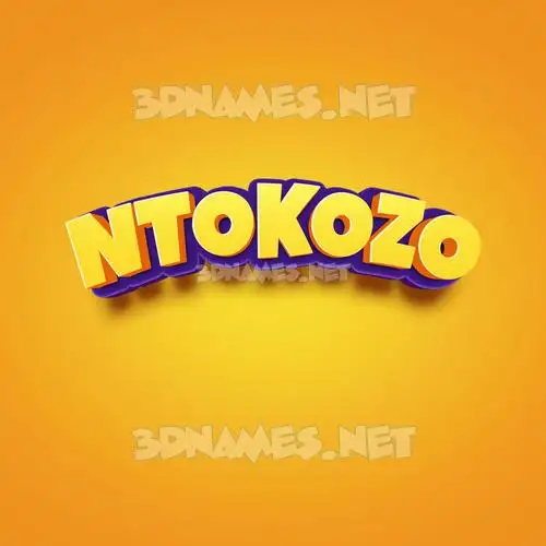 ntokozo in Orange Toon style - 3D name wallpaper ntokozo in Orange Toon style - 3D name wallpaper