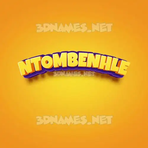 ntombenhle in Orange Toon style - 3D name wallpaper ntombenhle in Orange Toon style - 3D name wallpaper