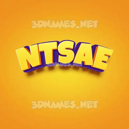 ntsae in Orange Toon style - 3D name wallpaper ntsae in Orange Toon style - 3D name wallpaper