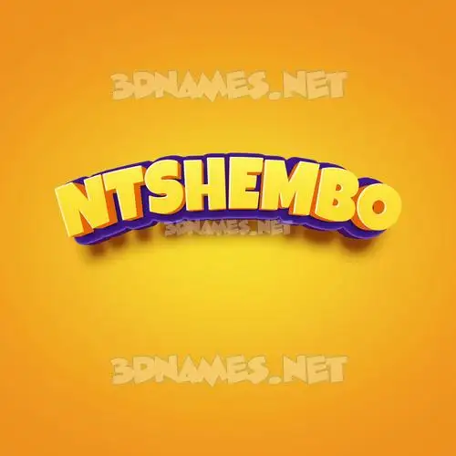 ntshembo in Orange Toon style - 3D name wallpaper ntshembo in Orange Toon style - 3D name wallpaper