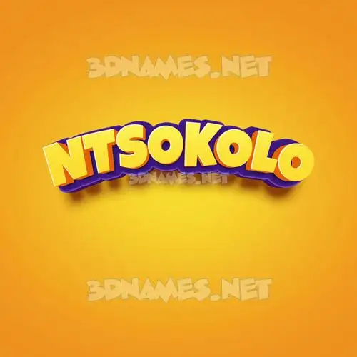 ntsokolo in Orange Toon style - 3D name wallpaper ntsokolo in Orange Toon style - 3D name wallpaper