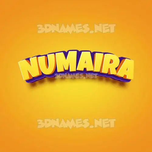 numaira in Orange Toon style - 3D name wallpaper numaira in Orange Toon style - 3D name wallpaper
